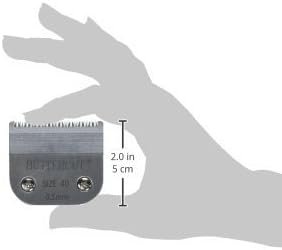 Stainless Steel Dog Clipper Blade, Size-40, 1/100-Inch Cut Length