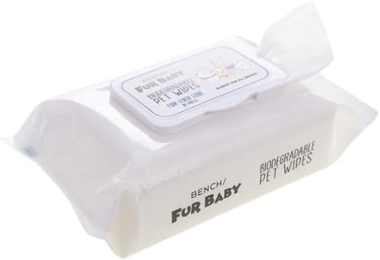 Fur Baby Biodegradeable Pet Wipes 80 pulls
