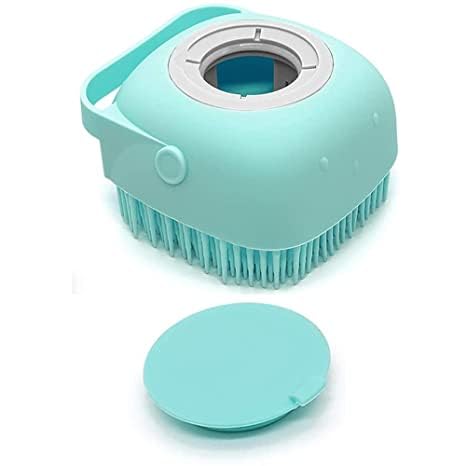 NewTrendOnline Brush Shampoo Dispenser Cat Dog Bath Massage Brush 2 in 1