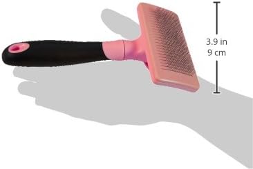 Self Cleaning Pet Slicker Brush, Pink, Large