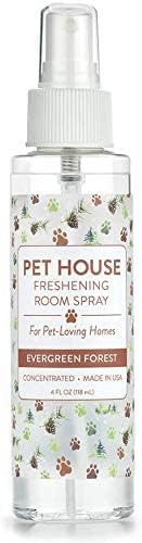 One Fur All Value Pack, Pet Friendly Candles, Concentrated Room Spray and Car Air Freshener, Long Lasting Plant-Based Pet Odor Candles for Home, Evergreen Forest