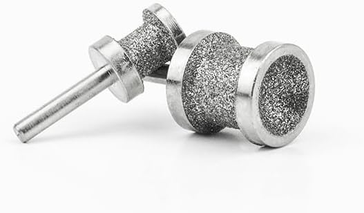 Diamondg - Professional Diamond Nail Rotary Grinder Bits Dogs - Painless Nail Trimmer Bits Won't Pull Hair or Get Hot - Pack of 2 - (1 Large, 1 Small)