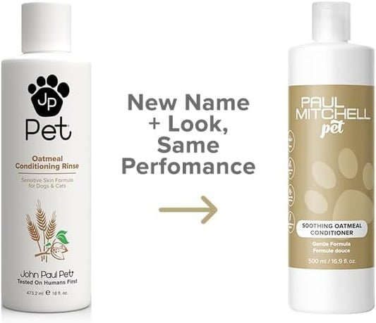 Soothing Oatmeal Conditioner, Gentle Formula for Dogs, 16.9 fl. Oz