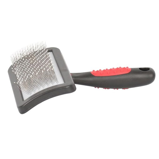 Slicker Brush with Ergonomic Handle, Grooming Tool, Pet Brushes Remove Loose Undercoat and Tangles for Dogs, Cats Pet Supplies Accessories