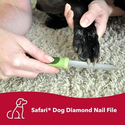 Coastal Pet - Safari Dog Diamond Nail File and Safari Professional Dog Nail Trimmer - Bundle