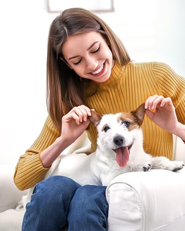 Pet Grooming Kit & Vacuum Suction 99% Pet Hair, 5 In-1 Pet Grooming Kit With 2L Large Capacity Dust Cup, Low Noise Dog Hair Remover for Shedding Grooming Dogs Cats