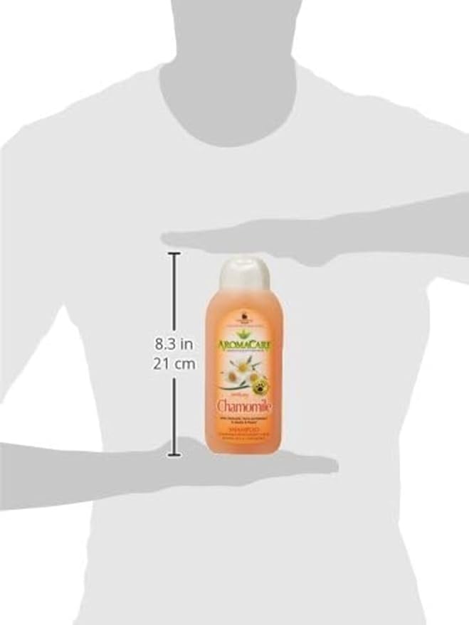 PPP AromaCare Chamomile Shampoo for Sensitive Dogs - Nourishes & Moisturizes Fur & Coat - Chamomile & Oatmeal - 13.5 fl oz
