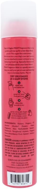 Wags & Wiggles Fragrance Mist for Dogs | Dog Grooming Waterless Spray | Summer Strawberry, 7 oz | Easy and Convenient Way To Freshen Your Pet Without A Bath