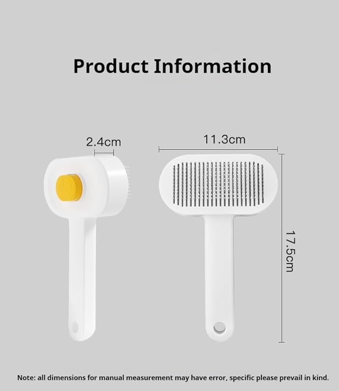 1Pcs Widened pet comb,Equipped with a cat corner scraper and catnip,with Stainless Steel Metal Teeth for Shedding and Tangles, Pet Hair Removal Comb Flea Comb,Suitable for cat and dog grooming combs