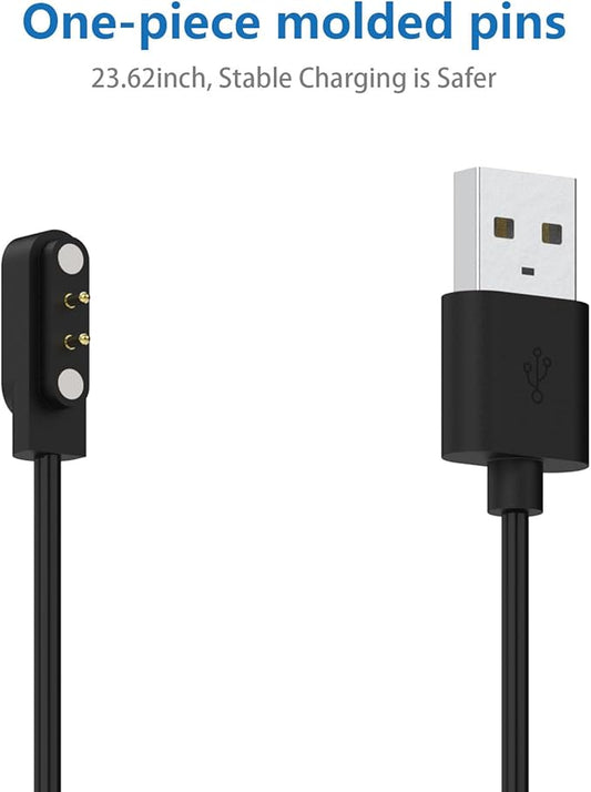 Shock Collar Charger for FAFAFROG DINJOO Dog Bark Collar, Dog Bark Collar Charger Replacement for FAFAFROG Training Collar Magnetic Power Cord