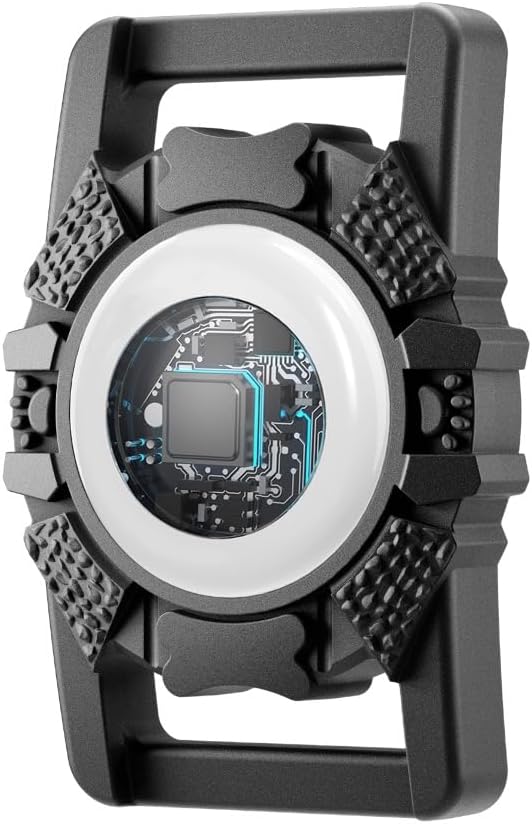 Smart Pet Locator, Dog/Cat Tracker with Collar Holder, Smart Tag for Seamless Location Tracking, Bluetooth Tracker Locator Pairs with Apple Find My (iOS only), 400ft Range Smart Tracker Tags, Black