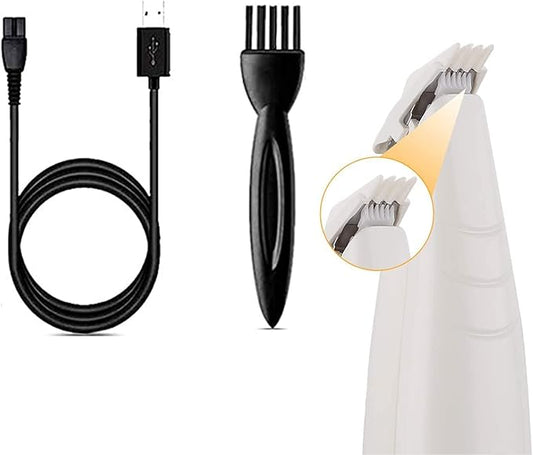 Pet Republique Cordless Dog Shaver Trimmer Kit - Hair Clippers with Options for All Fur Type & All Size Dogs Cats and Pets (Mini Shaver)