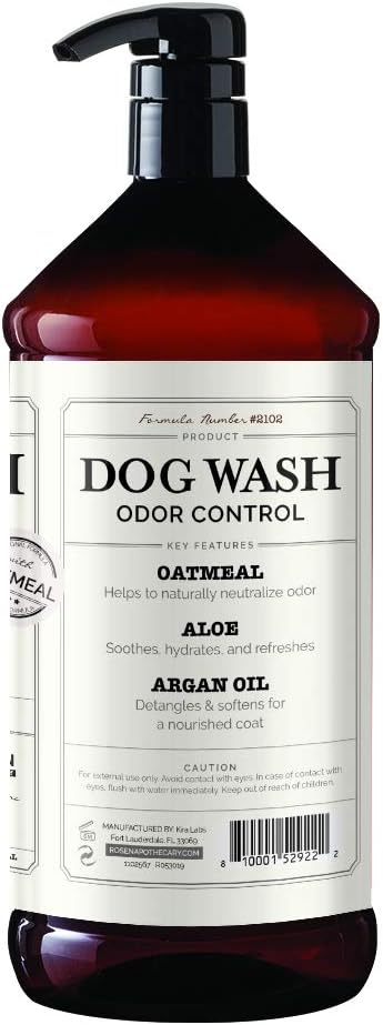 Dog wash Odor Control 5-in-1, Cleanse, Condition, Deodorize, Soften and Detangle, Made in The U.S.A Large 1 Liter Size 32 oz.…