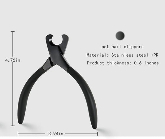 1 PCS Professional Pet Nail Clippers,Dog Nail Clippers,Dog Nail Trimmers,Professional Grooming Tool for Pets,Dog and Cat Pets Nail Clippers and Trimmers with Safety Guard to Avoid Overcutting
