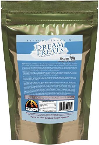 Wysong Dream Treats Rabbit Raw Dogs/Cats/Ferret Food - 4.9 Ounce Bag