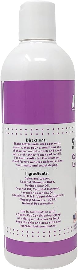 Natural Dog Shampoo, Calming Lavender, 17oz