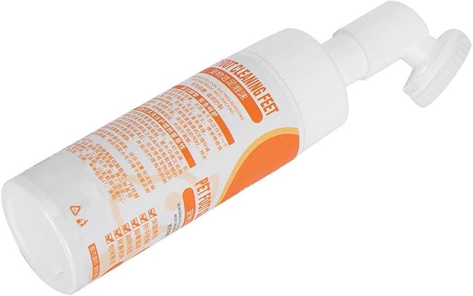 Pet Foot No Wash Foam dog cleaner Dog Foot Cleaning Foam Cleaner Waterless Pet Claw Care Foam cleaner with Silicone Brush Scrubber Foot Care Supplies for Dogs Cats General Claw Care