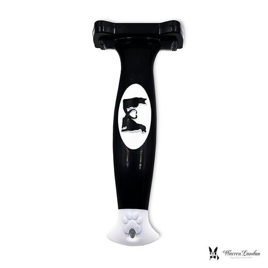 Deshedding Dog Brush by Warren London | Stainless Steel Deshedding Tool | Short Hair - Medium