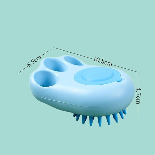 TAMNAN Pet Bath Brush with Ergonomic Design, Soothing Massage Soft Silicone Brush, Pet Shampoo Massager,Dog Bath Brush,Cat Bath Brush
