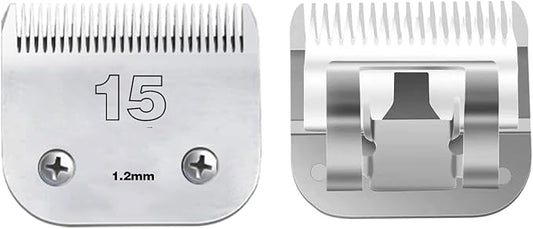 Dog Grooming Detachable Ceramic Blade Compatible with Andis Hair Clippers (15:3/64"(1.2mm))