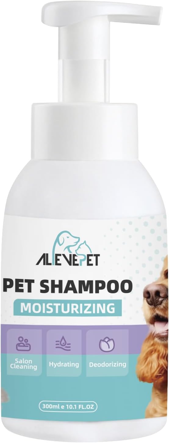 Dog Shampoo - Effective and Gentle Shampoo for Dogs and Cats with Natural Extracts- 300ml(10.1 FL.OZ)