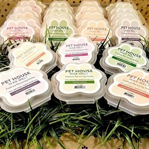 One Fur All Caramel Latte Pet Odor Eliminating Wax Melts - Pack of 2, Long-Lasting Natural Scent