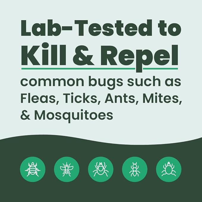 Cedarcide Original Bug Spray | Repel & Kill Fleas, Ticks, Mosquitoes, Mites, Ants & Chiggers | for use on People, Pets & Home | Natural Cedar Oil | Large Size Kit