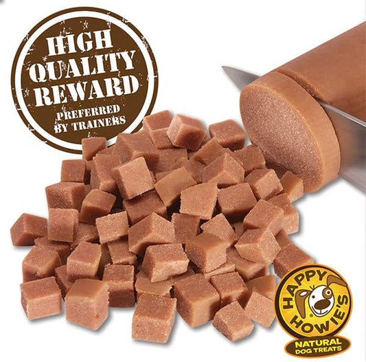 Happy Howie's Soft Meat Roll Treat - Soft Dog Food Beef Rolls, High Protein, Natural Ingredients, for All Dogs, Made in USA - Beef, 12 Oz (Pack of 1)
