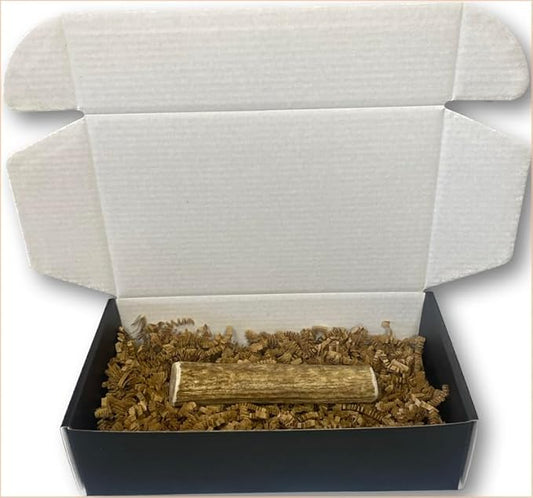 The Antler Box Premium Elk Antler Dog Chews (1 Piece Box) (Whole, Medium (2-4Oz)