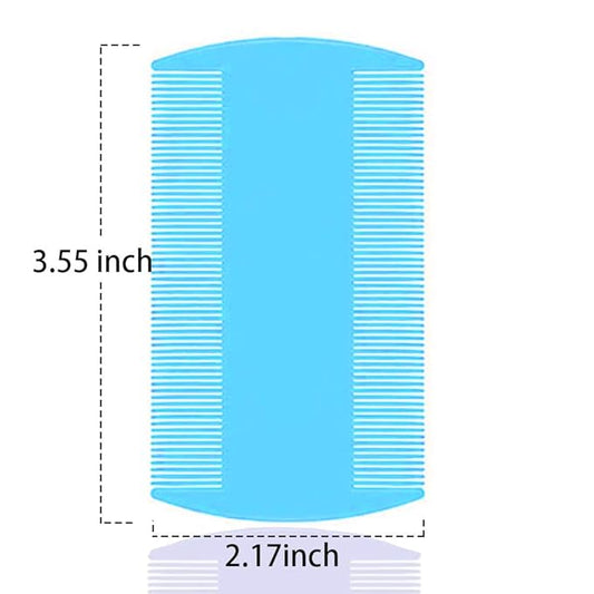 SKYPIA 4 Packs Multi-Purpose Grooming Comb - Fine Tooth for Removing Fleas, Ticks, Lice, and Dandruff from Dogs, Cats, Puppies, and Kittens
