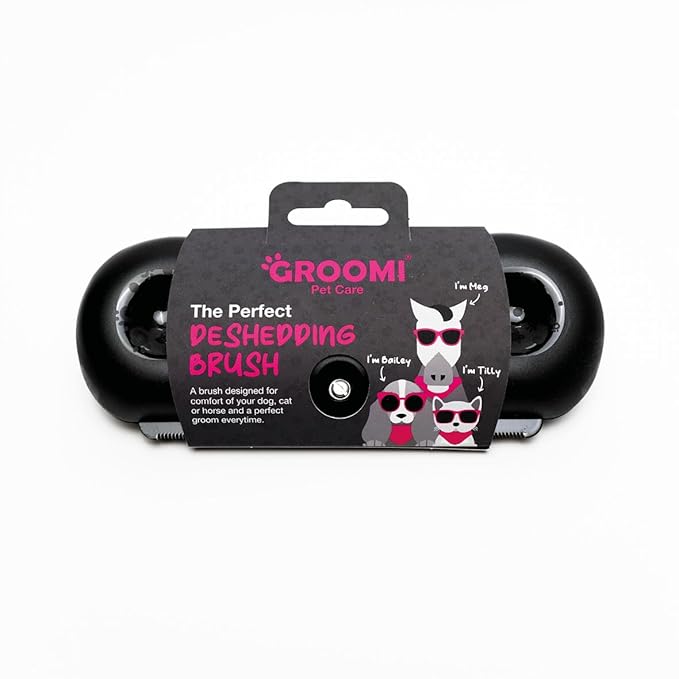 Deshedding & Grooming Brush for Dogs, Cats, Horses & Rabbits - Gentle & Effective Pet Grooming Tool, Wide Shallow Comb, Smooth Groomer for Cats, Dogs and Horses, Combs for Grooming Animal