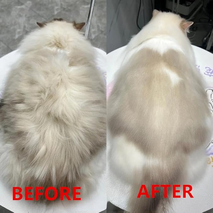 Self Cleaning Slicker Brush for Dogs and Cats,Pet Hair Brush for Shedding Long and Short Hair,Pet Grooming with Easy Clean Retractable Bristles -Cat and Dog Grooming Tool