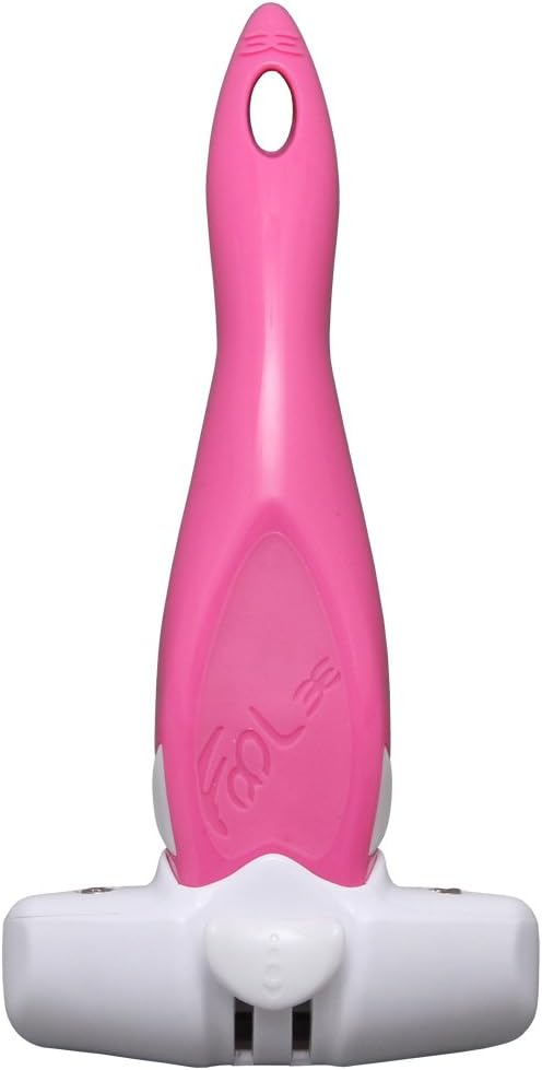 Iris Ohyama Hoolie Easy Pet Brush, Pink, Size S