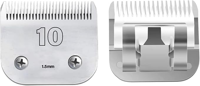 Dog Grooming Clipper Blade, Carbon Infused Steel, Ceramic Edge, Compatible with Andis, Wahl, Oster Clippers