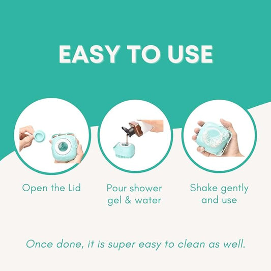 Dog Bath Brush - Dog Grooming Supplies, Puppy Essentials, Dog Grooming Pet Brush, Dog Bath Scrubber, Silicone Scrubber, Dog Care - Puppy Shampoo & Dog Comb, Dog Accessories, Dog Supplies for Dog Wash