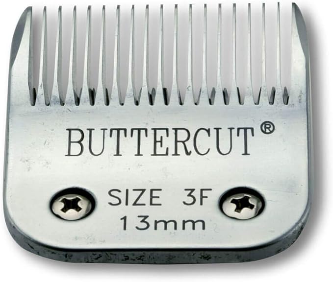 Stainless Steel Dog Clipper Blade, Size-3F, 1/2-Inch Cut Length, White