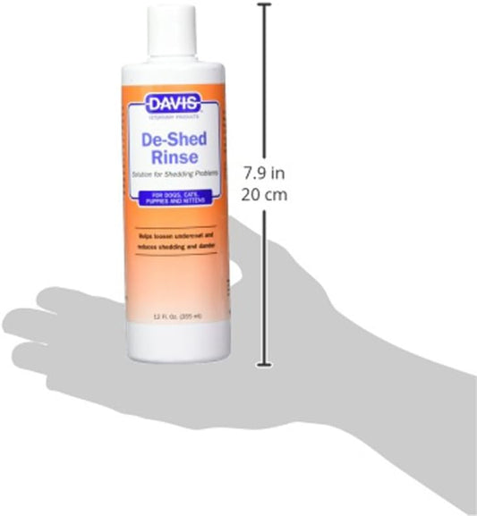 Davis De-Shed Pet Rinse, 12 oz