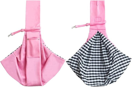 FEimaX Dog Sling Carrier, Pet Papoose Slings Bag for Small Dogs Cats, Puppy Hands Free Satchel Tote Pouch Carriers Doggie Crossbody Shoulder Carry Bags for Outdoor Travel