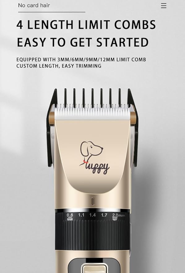 Dog Clippers for Grooming Hair Shaver for Pets Suitable for Pets Such As Dogs, Cats, Rabbits and Sheep Can Also Be Used for Topical Hair Trimming