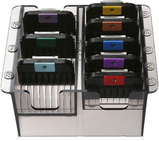 Wahl Professional Animal Stainless Steel Attachment Guide Comb Set for Detachable Blade Pet, Dog, Cat, and Horse Clippers (3390-100)