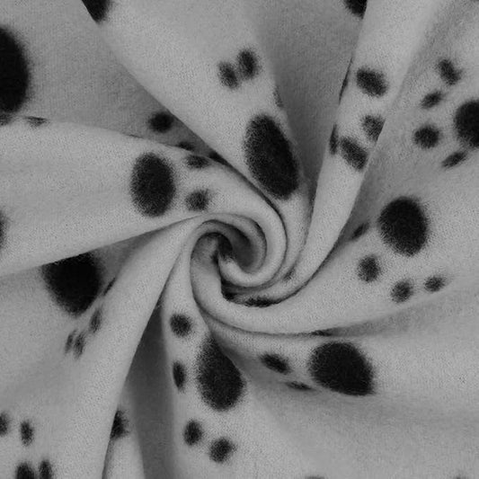 Comsmart Dog Blankets for Small Dogs, 6 Pack Puppy Blanket Cute Paw Print Pet Blanket for Dog, Puppy, Cat, Kitten, 39x31 inches, Grey