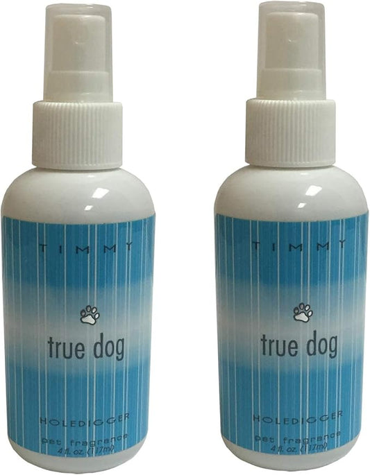 Designer Pet Colognes, Pet Fragrances for the Best Smellers. (2) 4oz Bottles (True Dog)