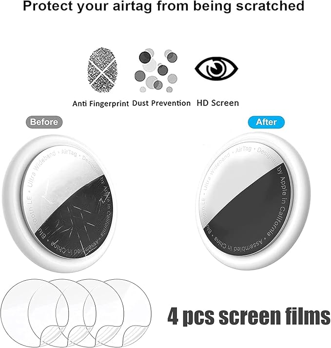 Pet Silicone Protective Case for Apple Airtag GPS Finder Dog Cat Collar Loop,GPS Pet Tag,Anti Scratch Cat Tag Holder,Air Tag Cover for Apple Labels,Cat GPS Tag Protects Device Anti-Lost Anti-Scratch