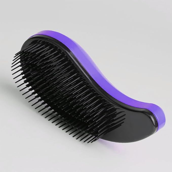 Small Dog Brush- Grooming Tool for Teddy, Yorkies, Maltese, Shih Tzu, Chihuahua - Puppy Hair Brush (Dark Purple)