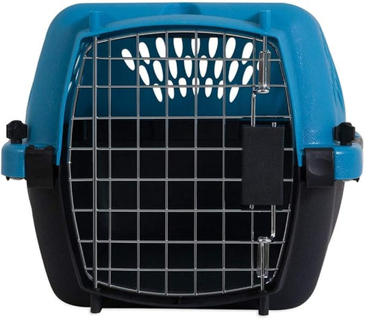 Petmate Pet Porter Fashion Dog Kennel 19", Scuba Blue, for Pets up to 10lbs, Made in USA