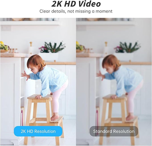 Indoor Camera 5G&2.4G WiFi Cameras for Home Security Instant 911 Alert, 360° Pan/Tilt Baby Monitor/Dog/Pet Camera AI Motion Detection Night Vision, Speaker, US Cloud Storage (1-Pack)