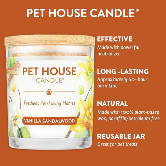 One Fur All Value Pack, Scented Pet Friendly Candles, Room Spray and Car Air Fresheners, Long Lasting Pet Odor Solutions for Home, Vanilla Sandalwood
