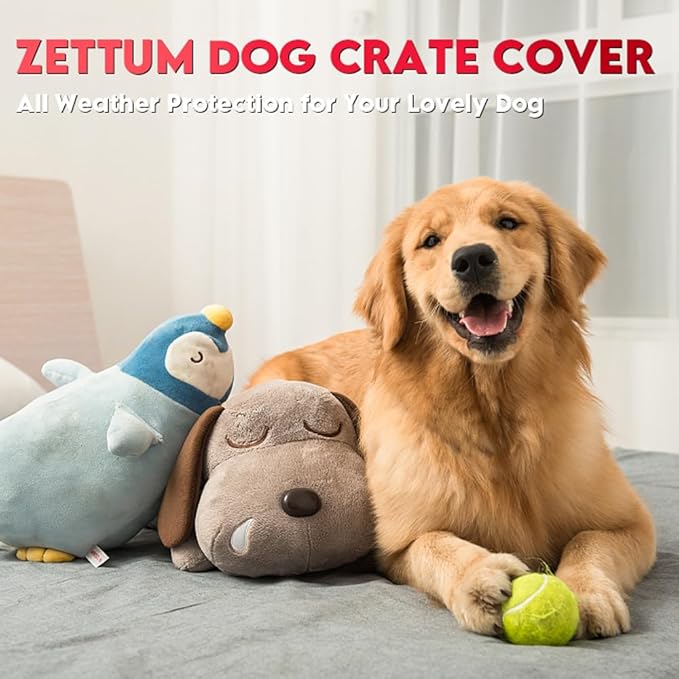 Dog Crate Cover 30 Inch - 600D Kennel Crate Covers for Dog Cage Waterproof & Heavy Duty, Small Dog Cage Cover Universal Fit for Most Wire Pet Crates - 30 x 20 x 20 Inch (Cover Only)