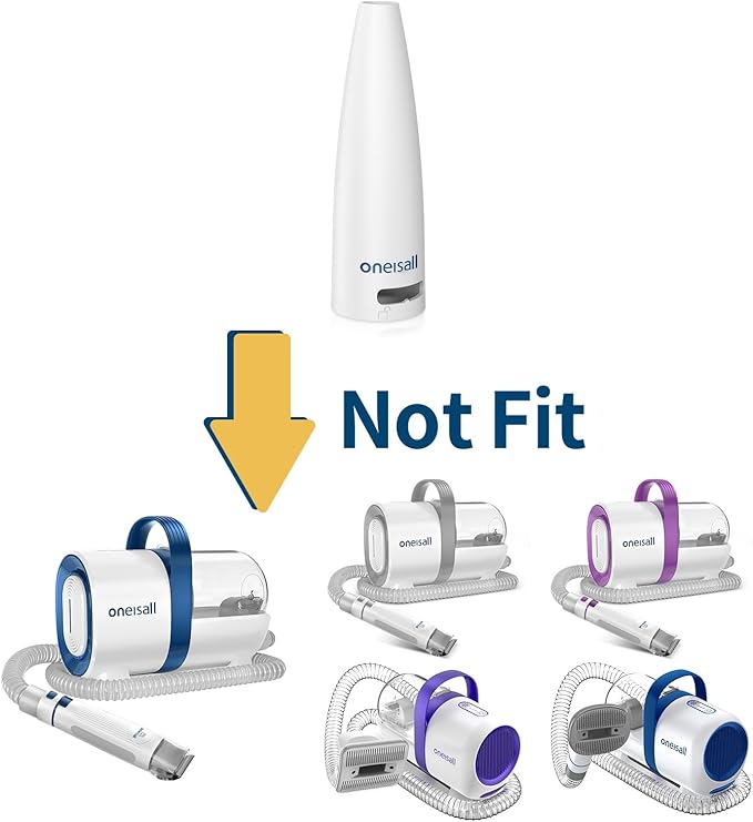 oneisall Replacement Round Nozzle for BM1 Dog Grooming Vacuum Blow Dryer and Clippers