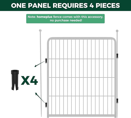 FXW 32 Pieces Muffler Tubes, Compatible with FXW Rollick/Instant Dog Playpen (Replacement for HomePlus/Dog Gate), Black │ Patented